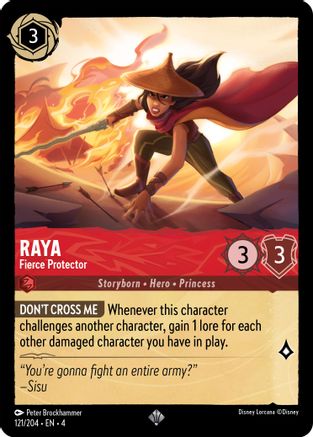 Raya - Fierce Protector (121/204) [Ursula's Return] | Grognard Games