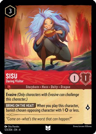 Sisu - Daring Visitor (123/204) [Ursula's Return] | Grognard Games