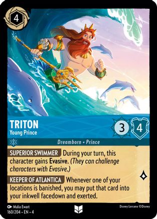 Triton - Young Prince (160/204) [Ursula's Return] | Grognard Games
