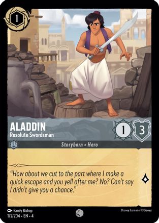 Aladdin - Resolute Swordsman (172/204) [Ursula's Return] | Grognard Games
