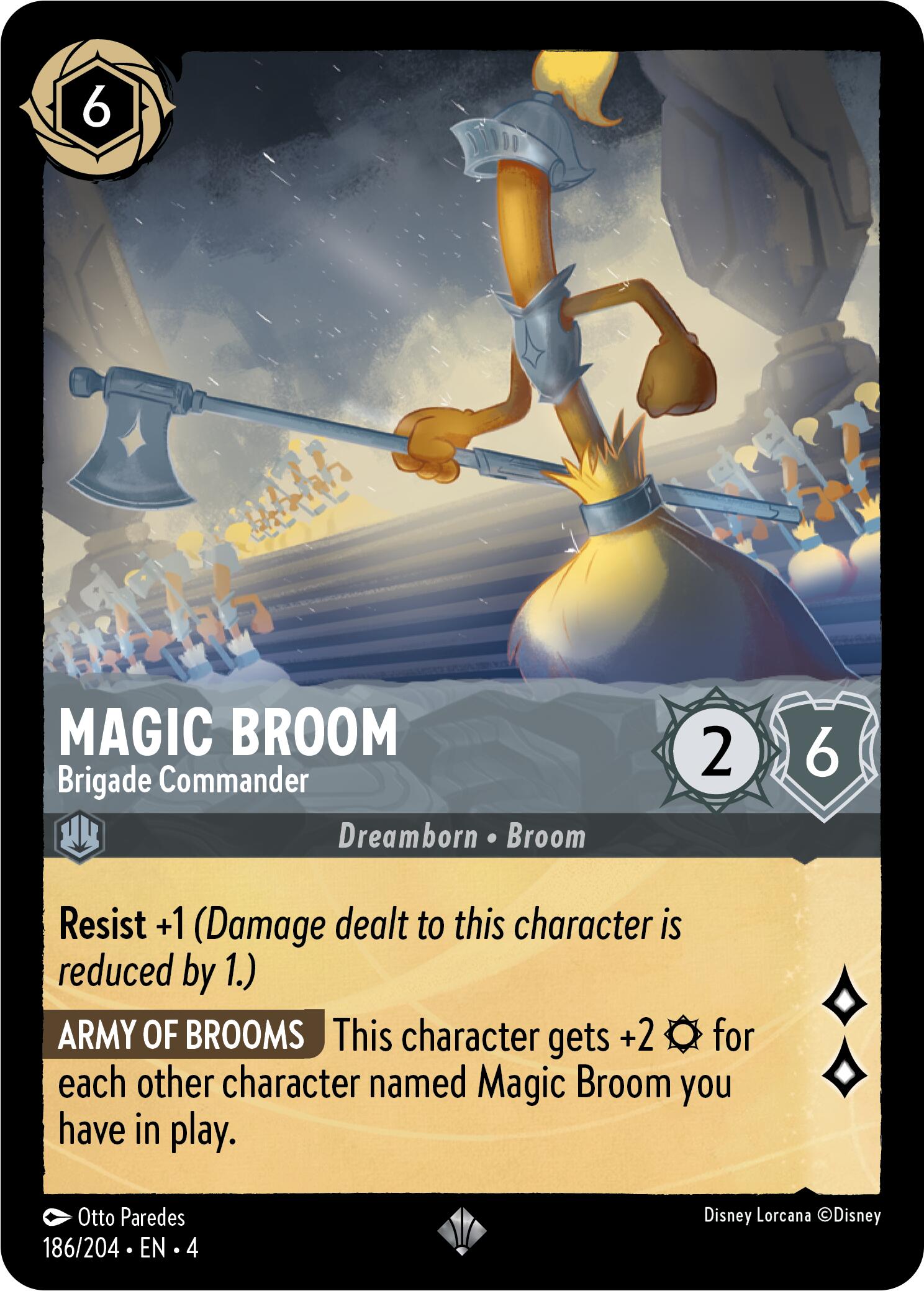 Magic Broom - Brigade Commander (186/204) [Ursula's Return] | Grognard Games