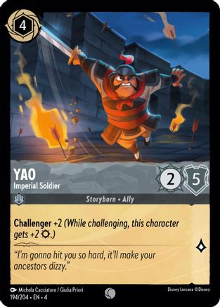Yao - Imperial Soldier (194/204) [Ursula's Return] | Grognard Games