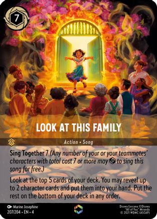 Look at This Family (Enchanted) (207/204) [Ursula's Return] | Grognard Games