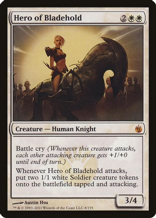 Hero of Bladehold (Mirrodin Besieged) (OVER-008) - Oversize Cards | Grognard Games