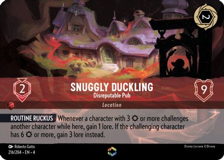 Snuggly Duckling - Disreputable Pub (Enchanted) (216/204) [Ursula's Return] | Grognard Games