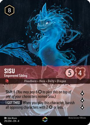 Sisu - Empowered Sibling (Enchanted) (215/204) [Ursula's Return] | Grognard Games