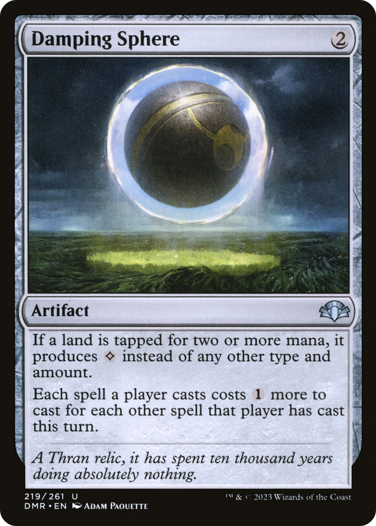 Damping Sphere [Dominaria Remastered] | Grognard Games