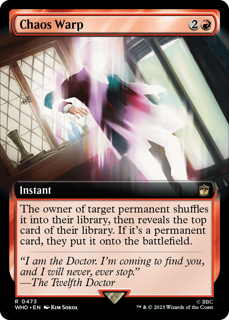 Chaos Warp (Extended Art) [Doctor Who] | Grognard Games