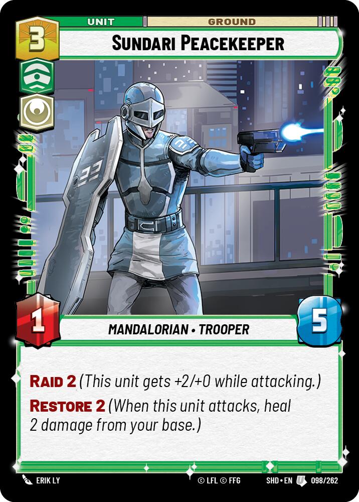 Sundari Peacekeeper (098/262) [Shadows of the Galaxy] | Grognard Games