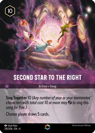 Second Star to the Right (Enchanted) (210/204) [Ursula's Return] | Grognard Games