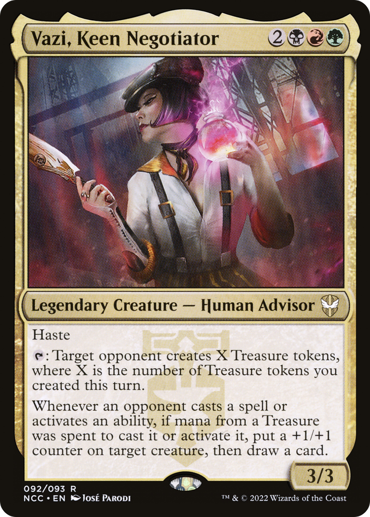 Vazi, Keen Negotiator [Streets of New Capenna Commander] | Grognard Games