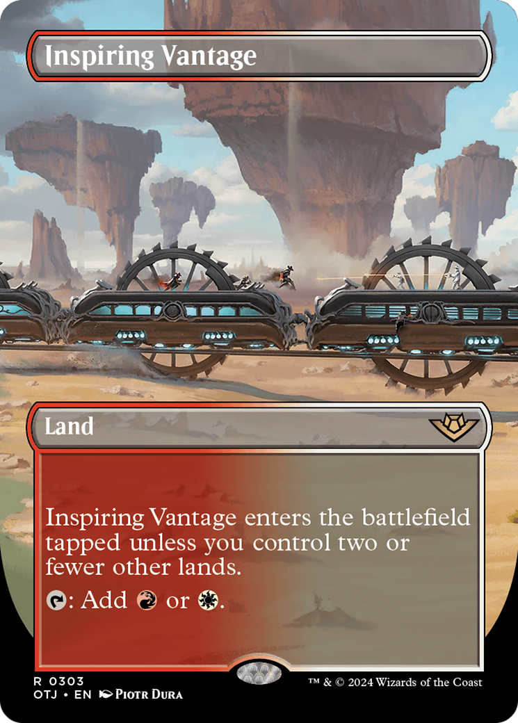 Inspiring Vantage (Borderless) [Outlaws of Thunder Junction] | Grognard Games