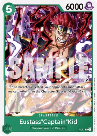 Eustass"Captain"Kid (OP-07 Pre-Release Tournament) (P-067) - One Piece Promotion Cards | Grognard Games