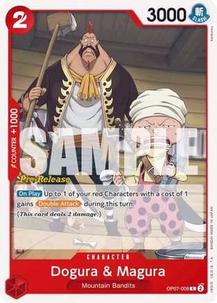 Dogura & Magura (OP07-009) - 500 Years in the Future Pre-Release Cards | Grognard Games