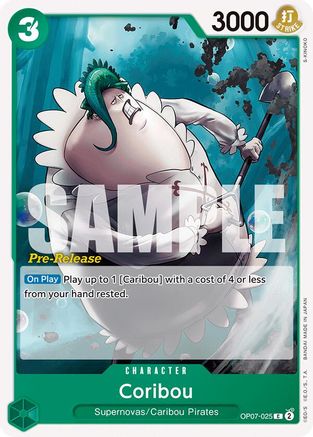 Coribou (OP07-025) - 500 Years in the Future Pre-Release Cards | Grognard Games
