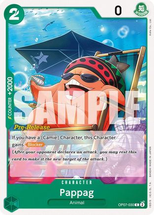 Pappag (OP07-030) - 500 Years in the Future Pre-Release Cards | Grognard Games