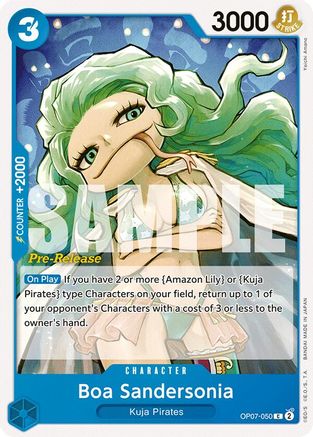 Boa Sandersonia (OP07-050) - 500 Years in the Future Pre-Release Cards | Grognard Games