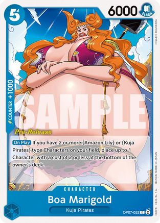 Boa Marigold (OP07-052) - 500 Years in the Future Pre-Release Cards | Grognard Games