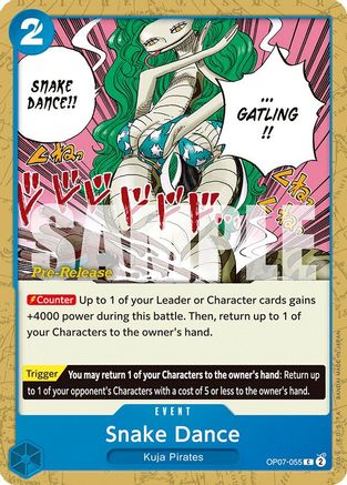 Snake Dance (OP07-055) - 500 Years in the Future Pre-Release Cards | Grognard Games