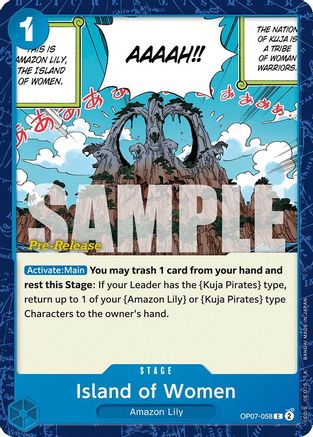 Island of Women (OP07-058) - 500 Years in the Future Pre-Release Cards | Grognard Games