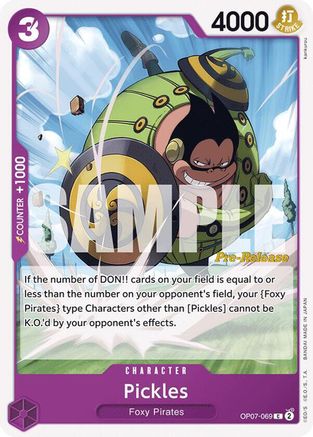 Pickles (OP07-069) - 500 Years in the Future Pre-Release Cards | Grognard Games