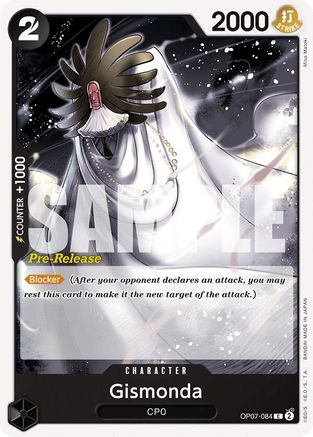 Gismonda (OP07-084) - 500 Years in the Future Pre-Release Cards | Grognard Games