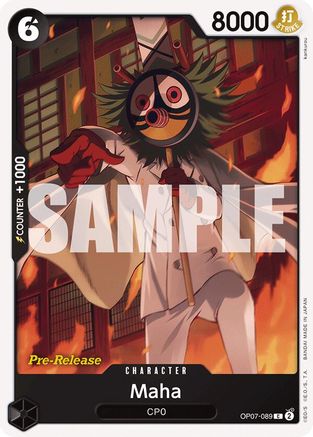Maha (OP07-089) - 500 Years in the Future Pre-Release Cards | Grognard Games