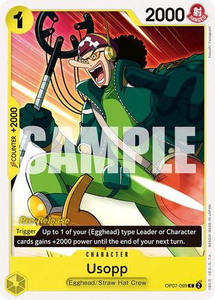 Usopp (OP07-099) - 500 Years in the Future Pre-Release Cards | Grognard Games
