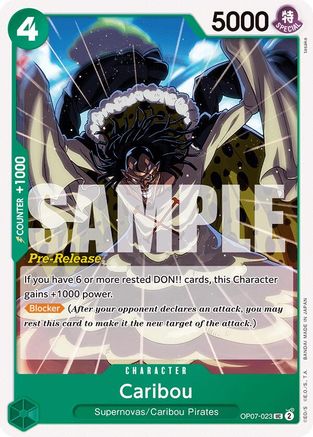 Caribou (OP07-023) - 500 Years in the Future Pre-Release Cards | Grognard Games