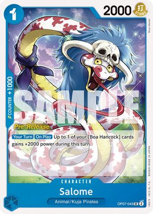 Salome (OP07-043) - 500 Years in the Future Pre-Release Cards | Grognard Games