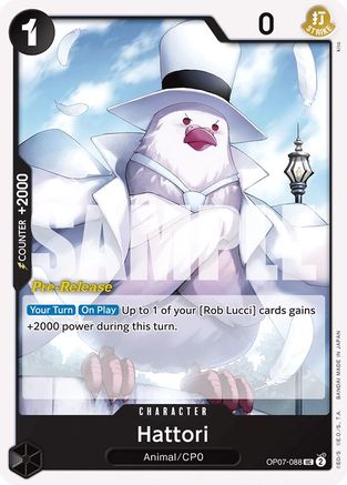 Hattori (OP07-088) - 500 Years in the Future Pre-Release Cards | Grognard Games