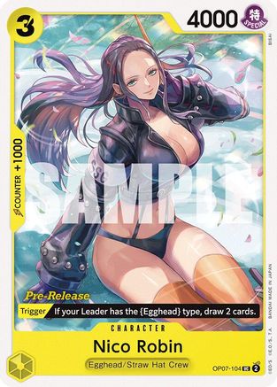 Nico Robin (OP07-104) - 500 Years in the Future Pre-Release Cards | Grognard Games