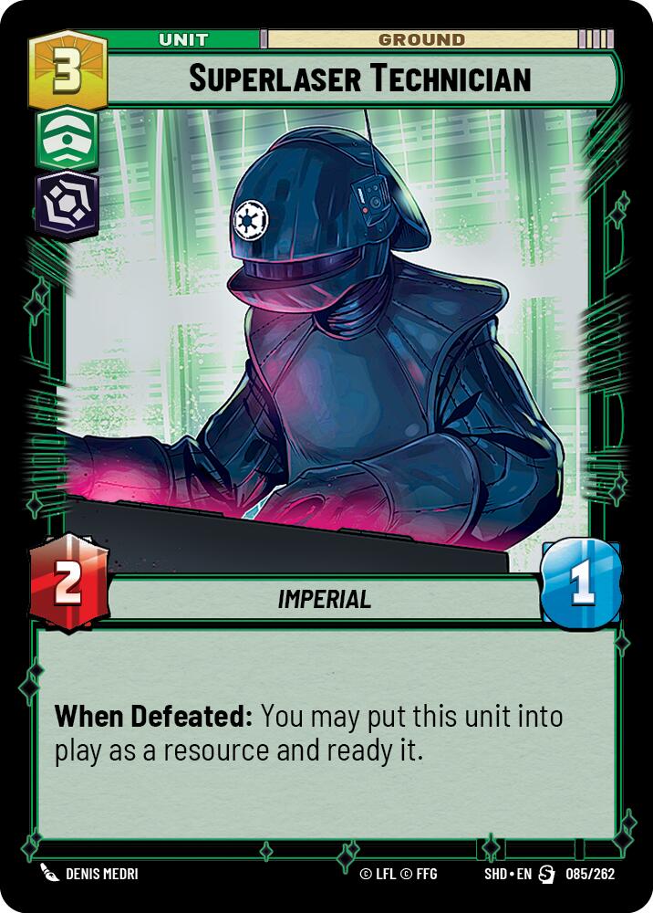 Superlaser Technician (085/262) [Shadows of the Galaxy] | Grognard Games