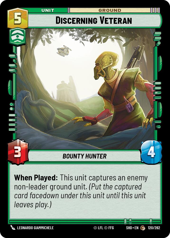 Discerning Veteran (120/262) [Shadows of the Galaxy] | Grognard Games