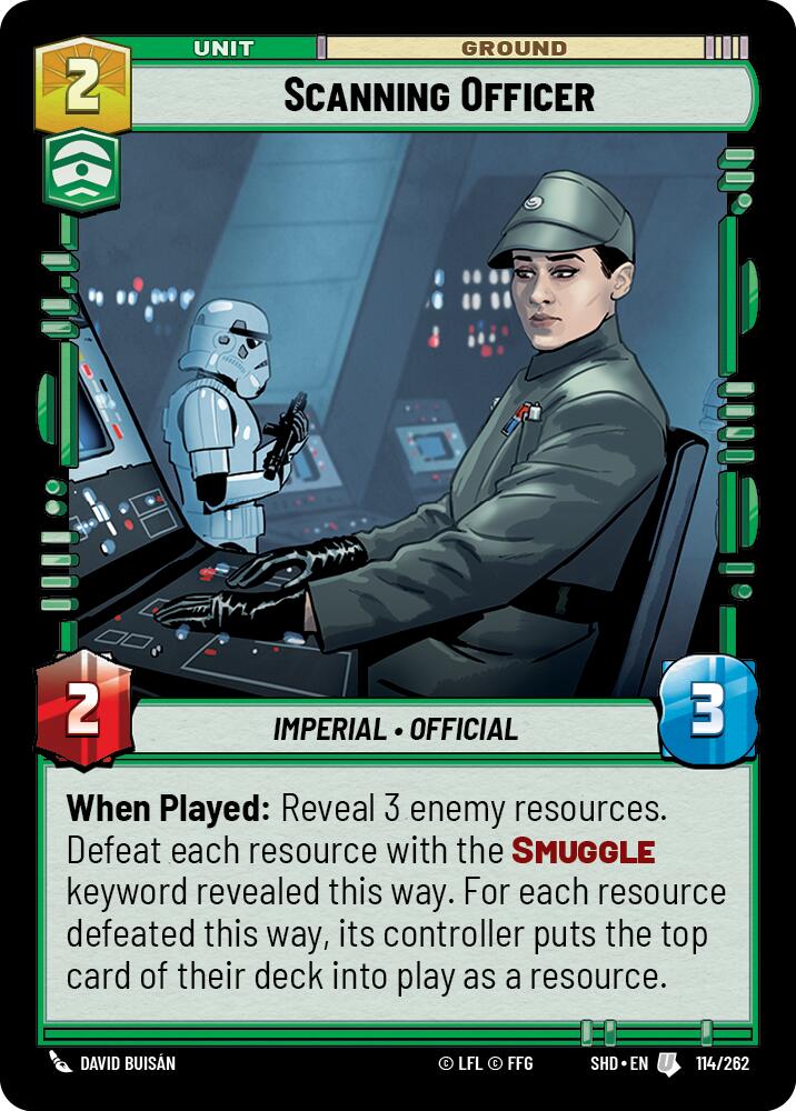 Scanning Officer (114/262) [Shadows of the Galaxy] | Grognard Games