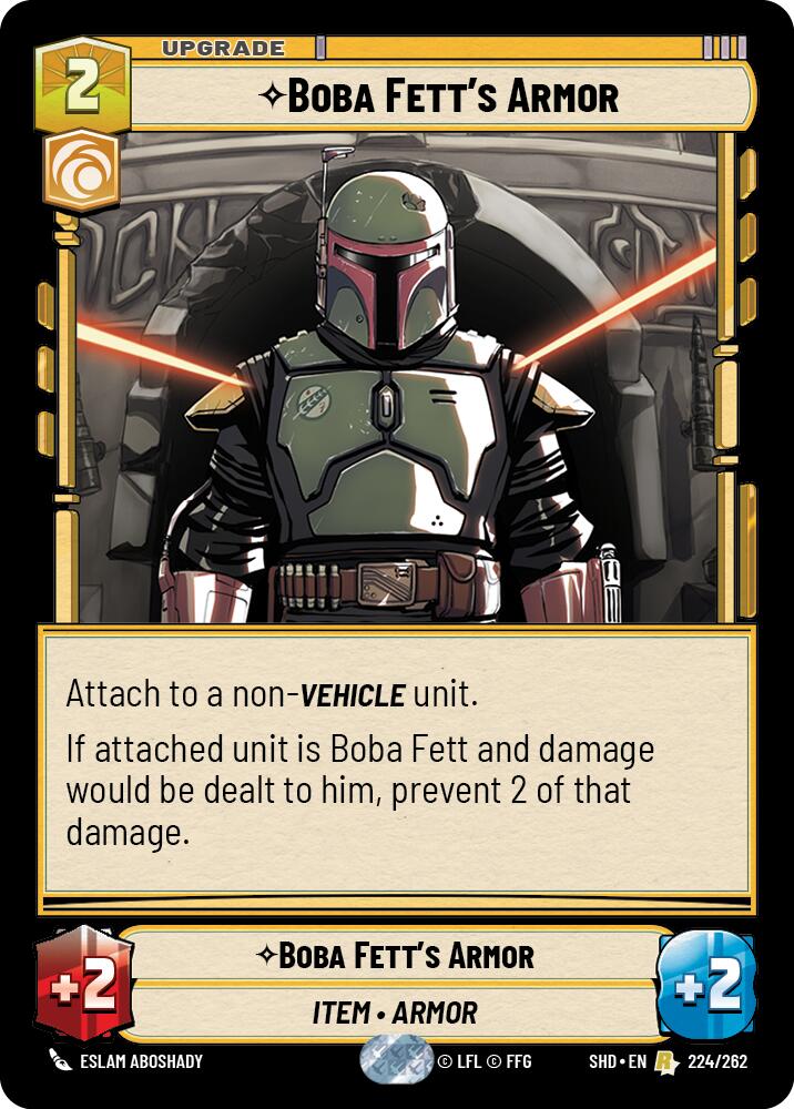 Boba Fett's Armor (224/262) [Shadows of the Galaxy] | Grognard Games