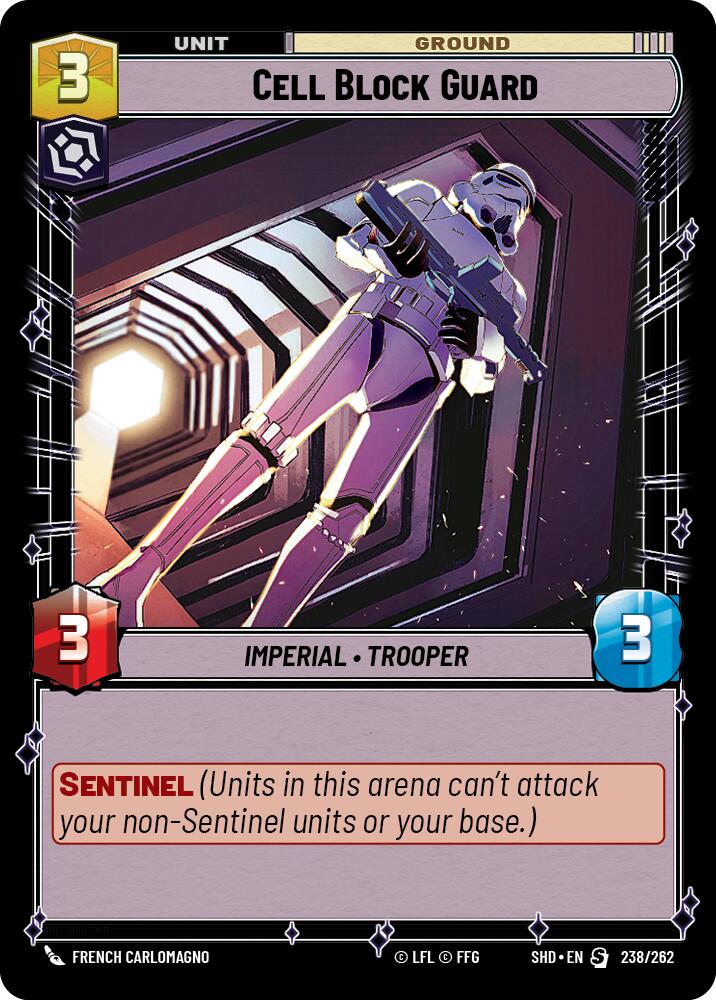 Cell Block Guard (238/262) [Shadows of the Galaxy] | Grognard Games