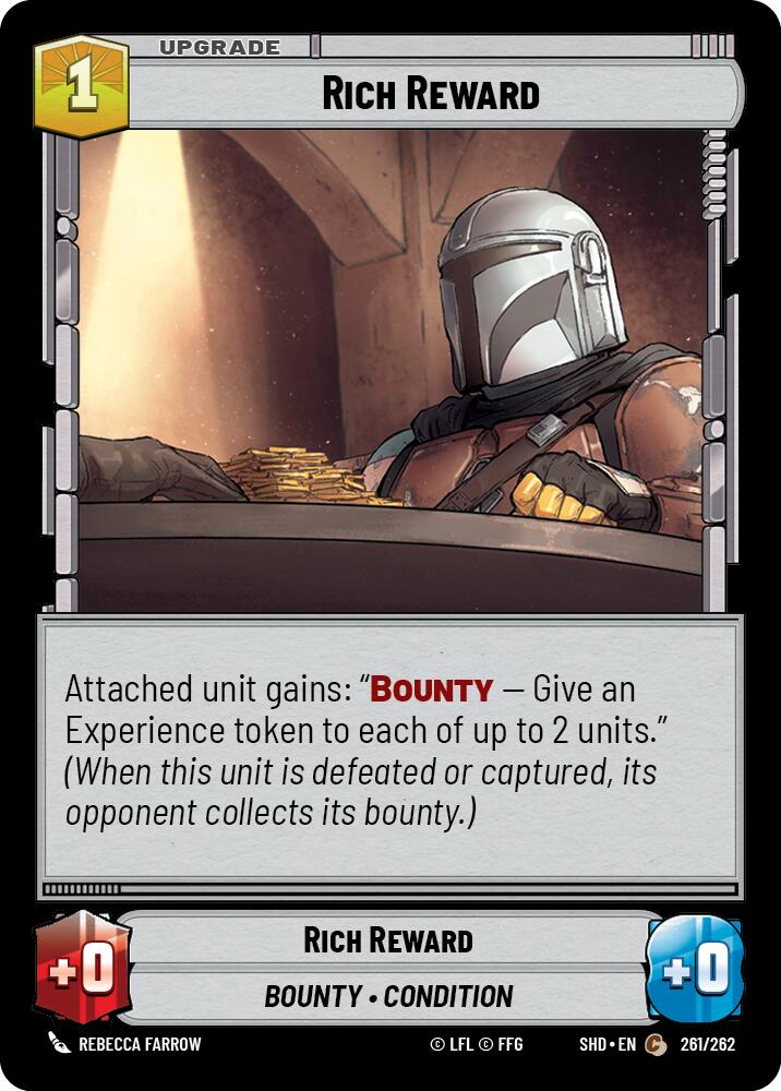 Rich Reward (261/262) [Shadows of the Galaxy] | Grognard Games