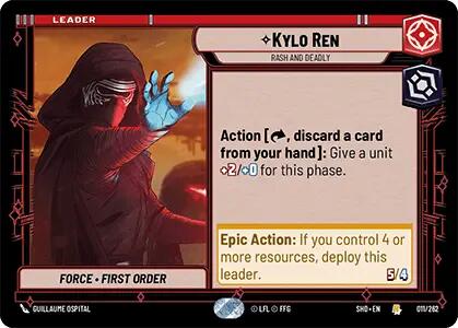 Kylo Ren - Rash and Deadly (011/262) [Shadows of the Galaxy] | Grognard Games