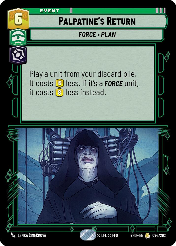 Palpatine's Return (094/262) [Shadows of the Galaxy] | Grognard Games