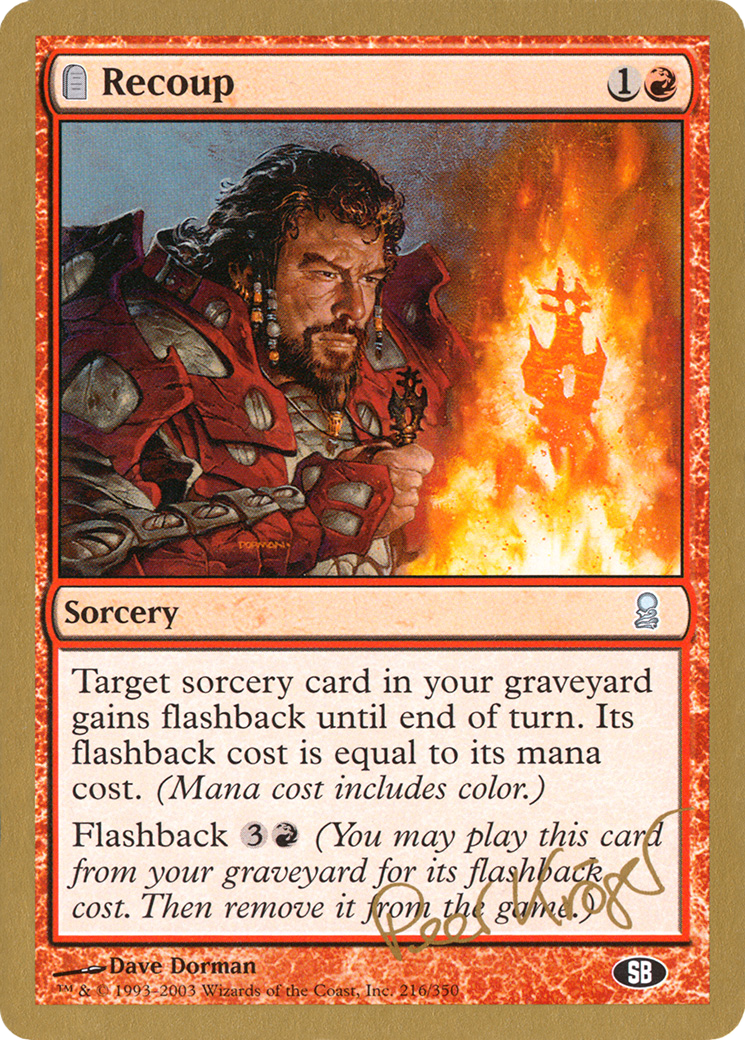 Recoup (Peer Kroger) (SB) [World Championship Decks 2003] | Grognard Games