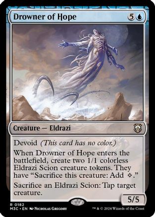 Drowner of Hope (Ripple Foil) (M3C-182) - Modern Horizons 3 Commander Foil | Grognard Games