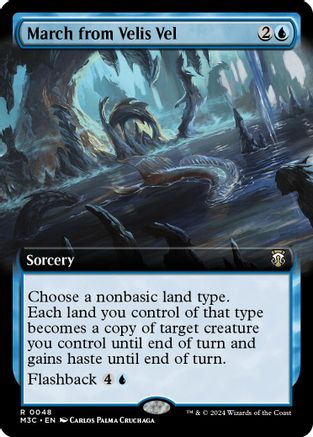 March from Velis Vel (Extended Art) (Ripple Foil) (M3C-048) - Modern Horizons 3 Commander Foil | Grognard Games