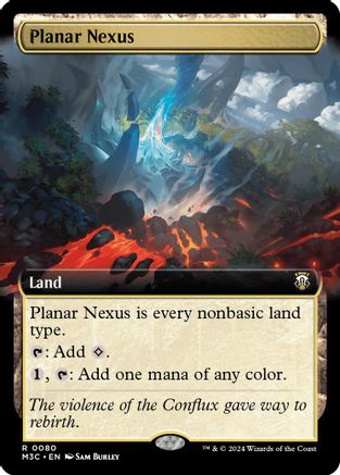 Planar Nexus (Extended Art) (Ripple Foil) (M3C-080) - Modern Horizons 3 Commander Foil | Grognard Games