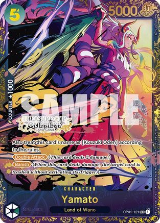 Yamato (Treasure Cup) (OP01-121) - One Piece Promotion Cards Foil | Grognard Games