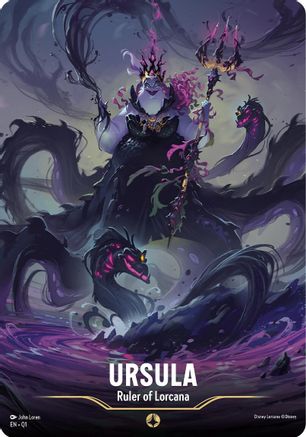 Ursula - Ruler of Lorcana (Oversized)  - Illumineers Quest Deep Trouble Holofoil | Grognard Games