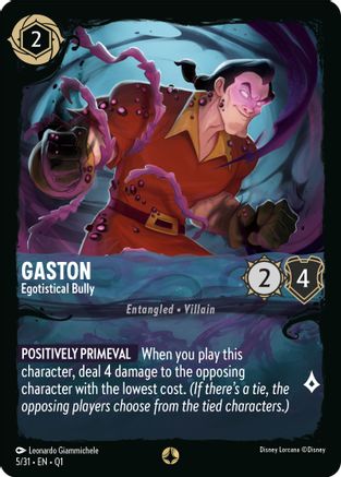 Gaston - Egotistical Bully (5/31) [Illumineer's Quest: Deep Trouble] | Grognard Games