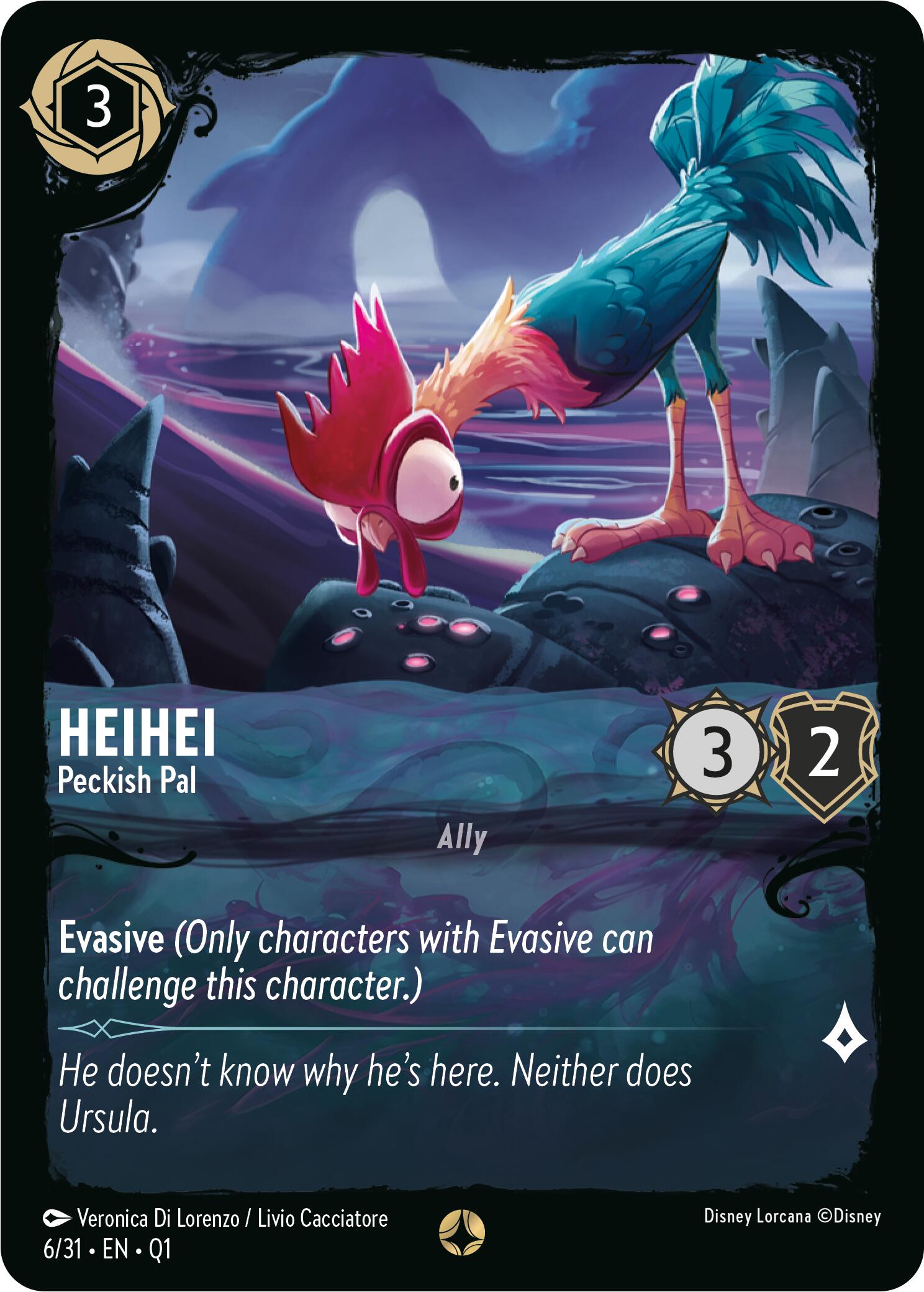 HeiHei - Peckish Pal (6/31) [Illumineer's Quest: Deep Trouble] | Grognard Games