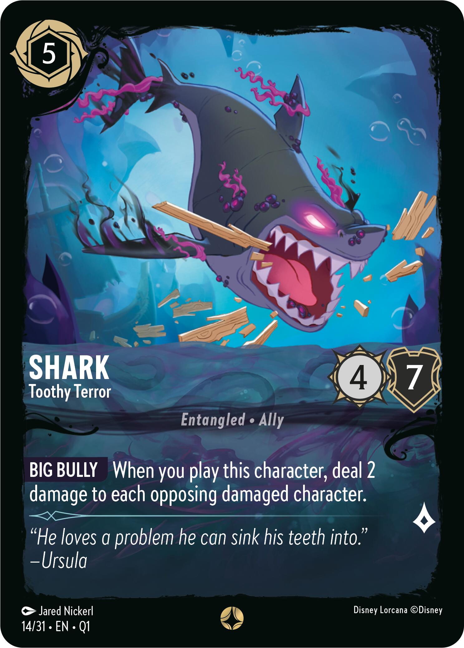 Shark - Toothy Terror (14/31) [Illumineer's Quest: Deep Trouble] | Grognard Games