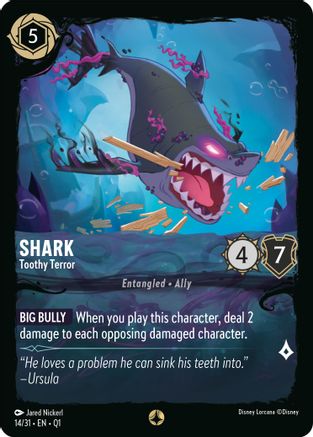Shark - Toothy Terror (14/31) [Illumineer's Quest: Deep Trouble] | Grognard Games
